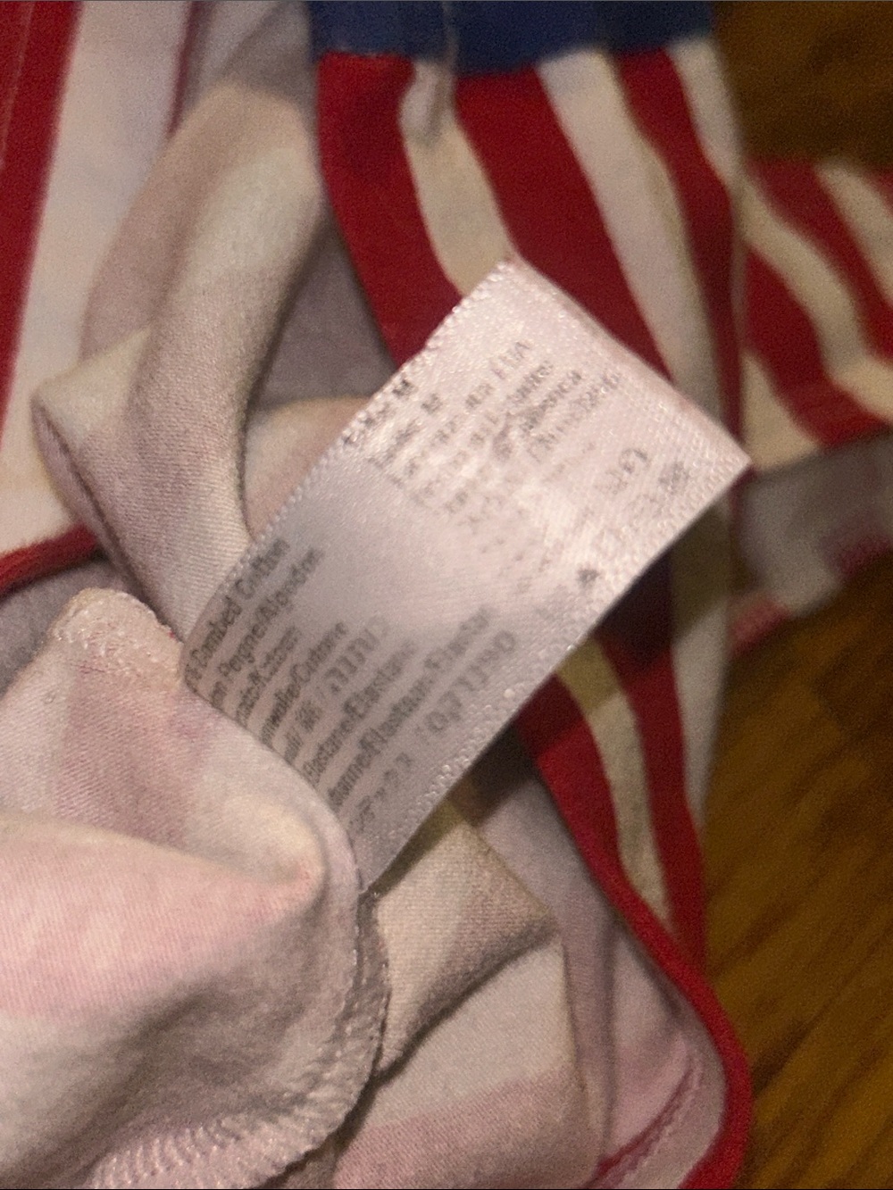 American Apparel National Flag Crop Top size M - Picture 3 of 3